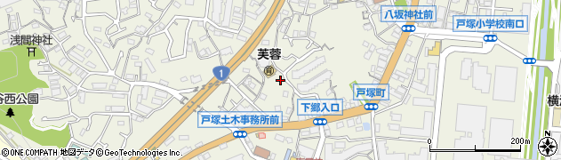 神奈川県横浜市戸塚区戸塚町3417周辺の地図