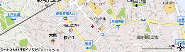 平塚信用金庫伊勢原支店周辺の地図