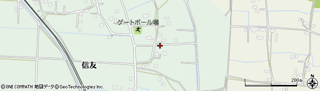 千葉県長生村（長生郡）信友周辺の地図