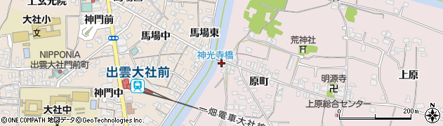 島根県出雲市大社町修理免882周辺の地図
