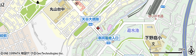 神奈川県横浜市港南区野庭町697周辺の地図