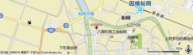 船岡新町周辺の地図