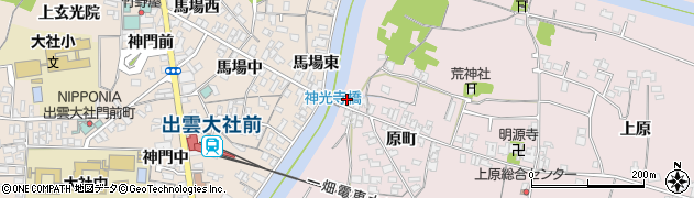 島根県出雲市大社町修理免883周辺の地図