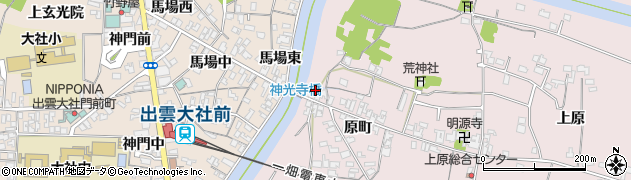 島根県出雲市大社町修理免884周辺の地図