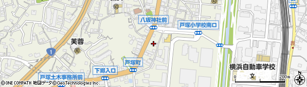 神奈川県横浜市戸塚区戸塚町3895周辺の地図