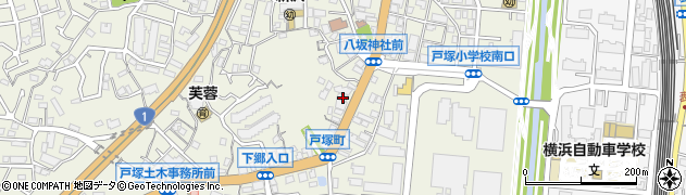 神奈川県横浜市戸塚区戸塚町3810周辺の地図
