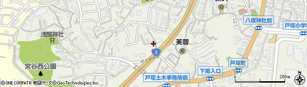 神奈川県横浜市戸塚区戸塚町3390周辺の地図