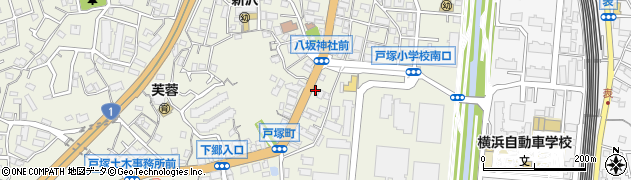 神奈川県横浜市戸塚区戸塚町3893周辺の地図