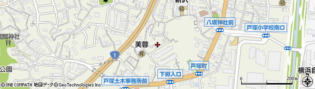 神奈川県横浜市戸塚区戸塚町3755周辺の地図