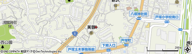神奈川県横浜市戸塚区戸塚町3749周辺の地図