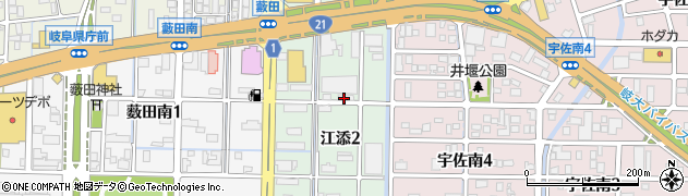 岐阜県遊技業協組周辺の地図