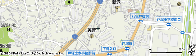 神奈川県横浜市戸塚区戸塚町3747周辺の地図