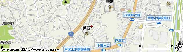 神奈川県横浜市戸塚区戸塚町3747-3周辺の地図