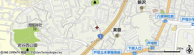神奈川県横浜市戸塚区戸塚町3389周辺の地図