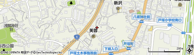 神奈川県横浜市戸塚区戸塚町3747-5周辺の地図