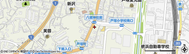 神奈川県横浜市戸塚区戸塚町3898-1周辺の地図