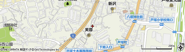 神奈川県横浜市戸塚区戸塚町3747-6周辺の地図