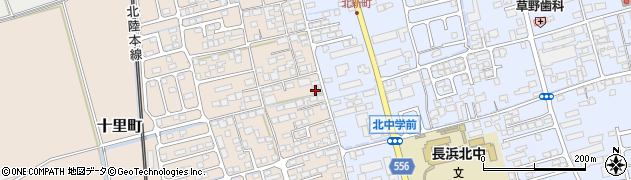 滋賀県長浜市十里町79周辺の地図