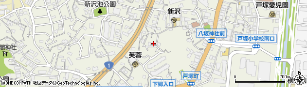 神奈川県横浜市戸塚区戸塚町3750周辺の地図