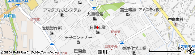 日栄工業株式会社　伊勢原工場周辺の地図