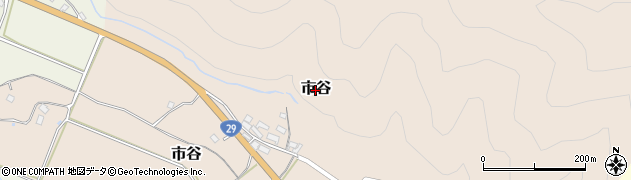 鳥取県八頭町（八頭郡）市谷周辺の地図
