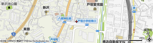 神奈川県横浜市戸塚区戸塚町202周辺の地図