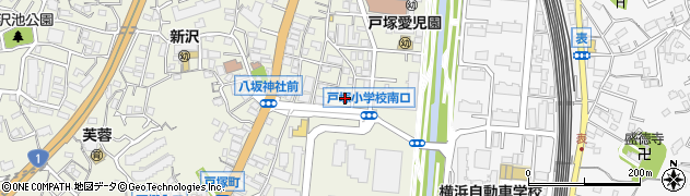 神奈川県横浜市戸塚区戸塚町204周辺の地図