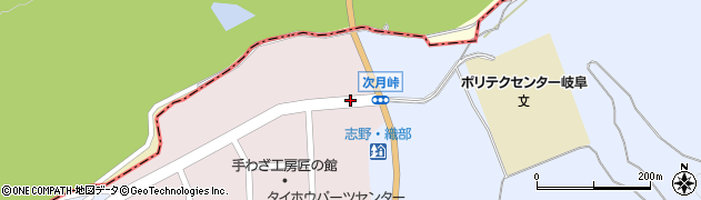 志野・織部周辺の地図