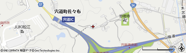 島根県松江市宍道町佐々布472周辺の地図