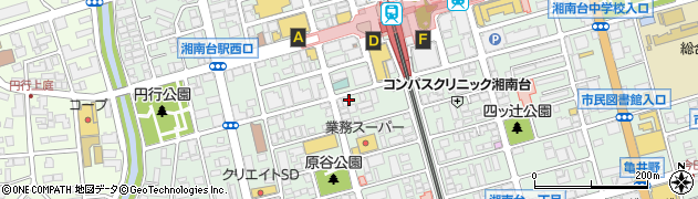 オリックスレンタカー湘南台駅前店周辺の地図