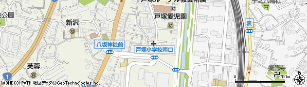 神奈川県横浜市戸塚区戸塚町205周辺の地図