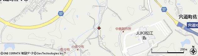 島根県松江市宍道町佐々布1858周辺の地図