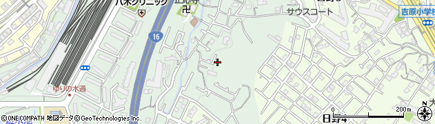 神奈川県横浜市港南区野庭町221-10周辺の地図