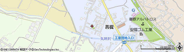 神奈川県秦野市菩提210周辺の地図