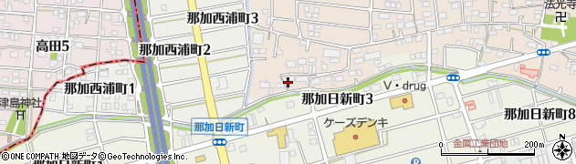 岐阜県各務原市那加新加納町2087周辺の地図