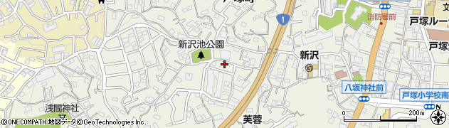 神奈川県横浜市戸塚区戸塚町3431-6周辺の地図