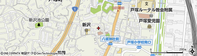 神奈川県横浜市戸塚区戸塚町3710周辺の地図