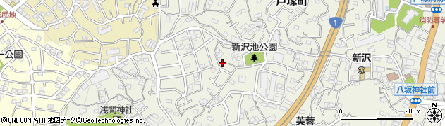 神奈川県横浜市戸塚区戸塚町3533周辺の地図
