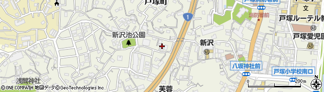 神奈川県横浜市戸塚区戸塚町3591周辺の地図