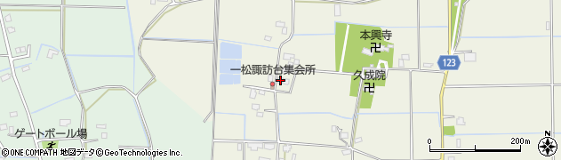 千葉県長生郡長生村一松丙252周辺の地図