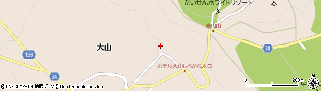 ホテル大山　本館周辺の地図