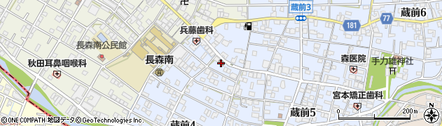 岐阜南長森郵便局 ＡＴＭ周辺の地図