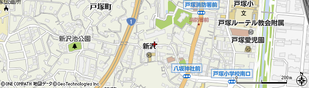 神奈川県横浜市戸塚区戸塚町3691周辺の地図
