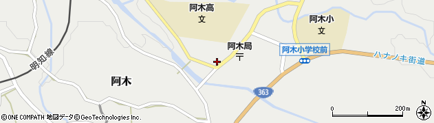 愛岐工業株式会社　中津川工場周辺の地図