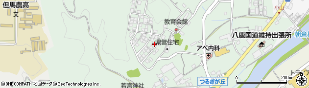 兵庫県養父市八鹿町国木周辺の地図