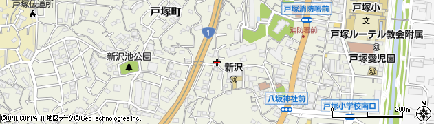 神奈川県横浜市戸塚区戸塚町3603周辺の地図