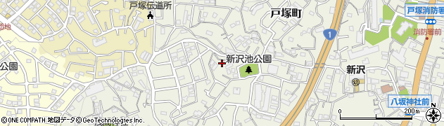 神奈川県横浜市戸塚区戸塚町3569周辺の地図