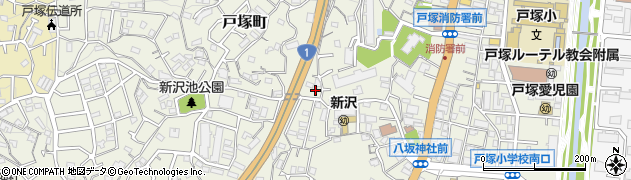 神奈川県横浜市戸塚区戸塚町3604周辺の地図