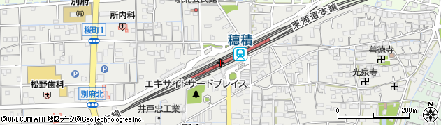穂積駅周辺の地図