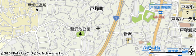 神奈川県横浜市戸塚区戸塚町3597周辺の地図